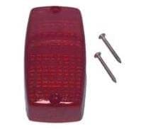 Show details for Red taillight lens Picture of Red taillight lens