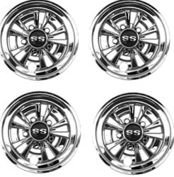 Show details for GTW 8 inch Golf Cart Wheel Covers - Set of 4 Picture of GTW 8 inch Golf Cart Wheel Covers - Set of 4