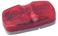 Show details for 12-volt surface mount red lens, single wire light. 4" x 2" Picture of 12-volt surface mount red lens, single wire light. 4" x 2"