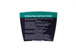 Show details for Decal operating instruction electric Picture of Decal operating instruction electric