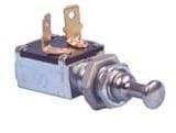 Show details for Push pull light switch with two male spade terminals Picture of Push pull light switch with two male spade terminals
