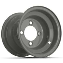Show details for 8x7 Club Car Grey Steel Wheel (Centered) Picture of 8x7 Club Car Grey Steel Wheel (Centered)
