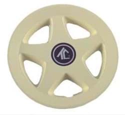 Show details for Beige Tek-Cart Wheel Cover 8"  Picture of Beige Tek-Cart Wheel Cover 8"
