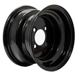 Show details for 10x6 Black GlossSteel Wheel (Centered) Picture of 10x6 Black GlossSteel Wheel (Centered)