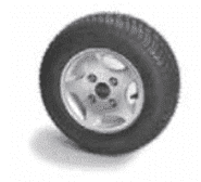 Show details for Tyre & wheel, alum. Champions, 10" Picture of Tyre & wheel, alum. Champions, 10"