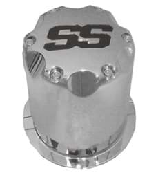 Show details for Chrome SS Push Through Center Cap Picture of Chrome SS Push Through Center Cap