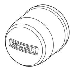 Show details for Wheel Cap w/ Snap Ring (Chrome) Picture of Wheel Cap w/ Snap Ring (Chrome)