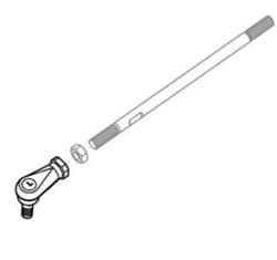 Show details for TIE ROD END, TOW BAR, LH Picture of TIE ROD END, TOW BAR, LH