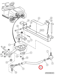 Show details for ROD, STEERING LINK, TOWING Picture of ROD, STEERING LINK, TOWING