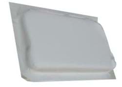 Show details for Seat bottom cover white Picture of Seat bottom cover white