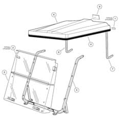 Show details for Plate, Canopy Trim Picture of Plate, Canopy Trim