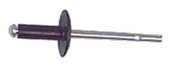Show details for Large flange pop rivet, black (100/Pkg) Picture of Large flange pop rivet, black (100/Pkg)