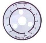 Show details for Manual timer decal, 12 hour clockwise Picture of Manual timer decal, 12 hour clockwise