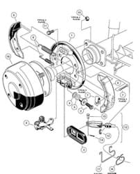 Show details for Hanger, Brake Cable (gasoline vehicle only) Picture of Hanger, Brake Cable (gasoline vehicle only)