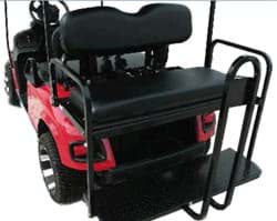 Show details for 4-passenger fixed seat kit, black cushions Picture of 4-passenger fixed seat kit, black cushions