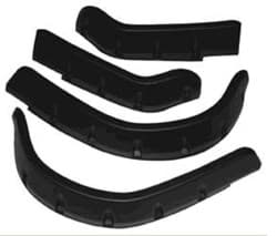 Show details for R/B #03-102 Fender Flare Set With Mounting Hardware, Black Plastic (4/Pkg) Picture of R/B #03-102 Fender Flare Set With Mounting Hardware, Black Plastic (4/Pkg)