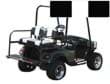 Show details for Black/white premium complete rear seat set, flip flop Picture of Black/white premium complete rear seat set, flip flop