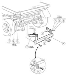 Show details for Kit, trailer hitch Picture of Kit, trailer hitch