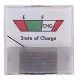 Show details for 48-volt analog sate of charge meter, square Picture of 48-volt analog sate of charge meter, square