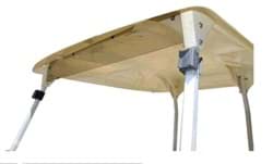 Show details for Acrylic windblocker, tinted Picture of Acrylic windblocker, tinted