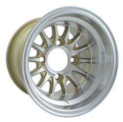 Show details for 10x7 medusa, Machined W/Gold, 3+4 offset. Picture of 10x7 medusa, Machined W/Gold, 3+4 offset.