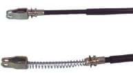 Show details for Passenger Side Brake Cable With Large Diameter Spring. 50-3/4" Long Picture of Passenger Side Brake Cable With Large Diameter Spring. 50-3/4" Long