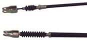 Show details for Drivers side brake cable. 38-3/8 long Picture of Drivers side brake cable. 38-3/8 long