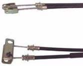 Show details for Drivers side brake cable. 1/2 of #4297. 37-1/2 long Picture of Drivers side brake cable. 1/2 of #4297. 37-1/2 long