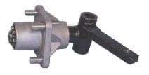 Show details for Passenger side spindle and hub assembly Picture of Passenger side spindle and hub assembly