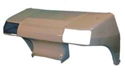 Show details for Front cowl with headlight opening, beige Picture of Front cowl with headlight opening, beige