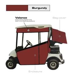 Show details for Cham. Valance kit, E-Z-GO TXT48, Burgundy Picture of Cham. Valance kit, E-Z-GO TXT48, Burgundy