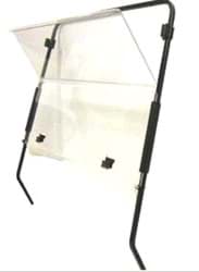 Show details for Fold down windscreen, clear, with Rubber trim, 1/4" acrylic Picture of Fold down windscreen, clear, with Rubber trim, 1/4" acrylic
