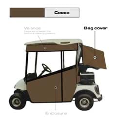 Show details for Cham. Bag cover, E-Z-GO TXT48/RXV, Cocoa Picture of Cham. Bag cover, E-Z-GO TXT48/RXV, Cocoa
