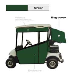 Show details for Cham. Bag cover, E-Z-GO TXT48/RXV, Forest green Picture of Cham. Bag cover, E-Z-GO TXT48/RXV, Forest green