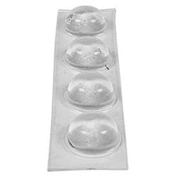 Show details for Strip Of Four Clear Bumpers Picture of Strip Of Four Clear Bumpers