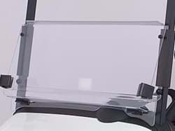 Show details for Fold down windshield, clear Picture of Fold down windshield, clear