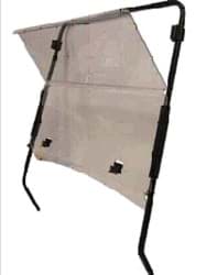 Show details for Fold down windscreen, tinted, with Rubber trim, 1/4" acrylic Picture of Fold down windscreen, tinted, with Rubber trim, 1/4" acrylic