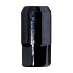 Show details for lug nut - black -1/2 20 Picture of lug nut - black -1/2 20