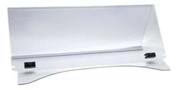 Show details for Fold down Windshield, clear, acrylic Picture of Fold down Windshield, clear, acrylic