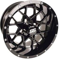 Show details for Wheel, 12x7 Vortex, 3+4 Est (Et-15) Ss Gloss Black Picture of Wheel, 12x7 Vortex, 3+4 Est (Et-15) Ss Gloss Black