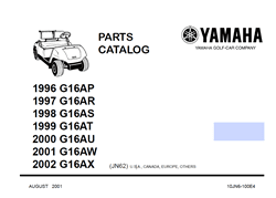 Show details for 2002 - Yamaha - G16AX - PC - GAS Picture of 2002 - Yamaha - G16AX - PC - GAS