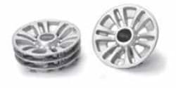 Show details for 12-spoke silver wheel cover (set of 4) - 8" wheel Picture of 12-spoke silver wheel cover (set of 4) - 8" wheel