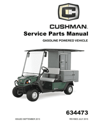 Show details for 2013 – CUSHMAN - REFRESHER FS2 - SM - GAS Picture of 2013 – CUSHMAN - REFRESHER FS2 - SM - GAS