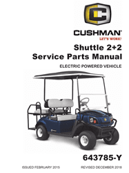 Show details for 2015 – CUSHMAN - SHUTTLE 2+2 - SM - All elec/utility Picture of 2015 – CUSHMAN - SHUTTLE 2+2 - SM - All elec/utility