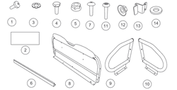 Show details for KIT, ST BK/HR, REAR Picture of KIT, ST BK/HR, REAR
