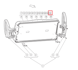 Show details for SP,ASM,PRM ST BTM,BLACK/GRAY Picture of SP,ASM,PRM ST BTM,BLACK/GRAY