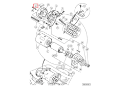 Show details for Cover, brush inspection port Picture of Cover, brush inspection port