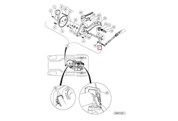 Show details for Ball stud for accelerator linkage, both gas and electric Picture of Ball stud for accelerator linkage, both gas and electric