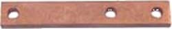 Show details for Solid copper power bar. 4-3/16" x 1/4" x 5/8" with three holes Picture of Solid copper power bar. 4-3/16" x 1/4" x 5/8" with three holes