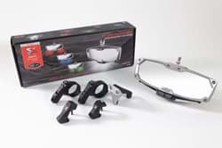 Show details for halo-ra led rear view mirror w/cast aluminum bezel - can-am x3 Picture of halo-ra led rear view mirror w/cast aluminum bezel - can-am x3